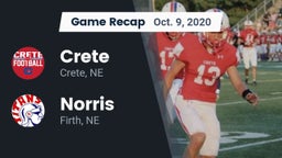 Recap: Crete  vs. Norris  2020