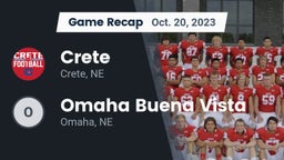 Recap: Crete  vs. Omaha Buena Vista  2023