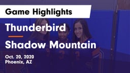 Thunderbird  vs Shadow Mountain Game Highlights - Oct. 20, 2020