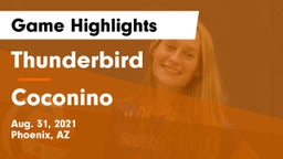 Thunderbird  vs Coconino  Game Highlights - Aug. 31, 2021