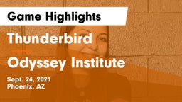 Thunderbird  vs Odyssey Institute Game Highlights - Sept. 24, 2021