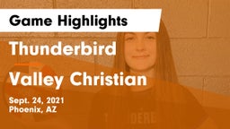 Thunderbird  vs Valley Christian  Game Highlights - Sept. 24, 2021