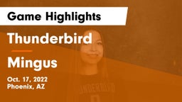 Thunderbird  vs Mingus Game Highlights - Oct. 17, 2022