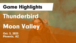 Thunderbird  vs Moon Valley  Game Highlights - Oct. 3, 2023