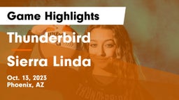 Thunderbird  vs Sierra Linda  Game Highlights - Oct. 13, 2023