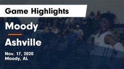 Moody  vs Ashville  Game Highlights - Nov. 17, 2020
