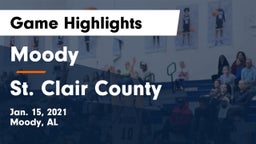 Moody  vs St. Clair County  Game Highlights - Jan. 15, 2021