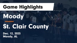 Moody  vs St. Clair County  Game Highlights - Dec. 12, 2023