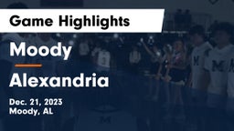 Moody  vs Alexandria  Game Highlights - Dec. 21, 2023