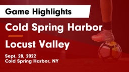 Cold Spring Harbor  vs Locust Valley  Game Highlights - Sept. 28, 2022