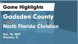 Gadsden County  vs North Florida Christian  Game Highlights - Jan. 18, 2022