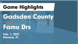 Gadsden County  vs Famu Drs Game Highlights - Feb. 1, 2022