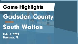 Gadsden County  vs South Walton  Game Highlights - Feb. 8, 2022