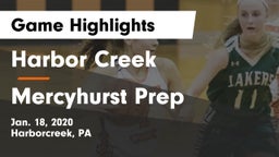 Harbor Creek  vs Mercyhurst Prep  Game Highlights - Jan. 18, 2020