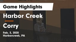 Harbor Creek  vs Corry  Game Highlights - Feb. 3, 2020