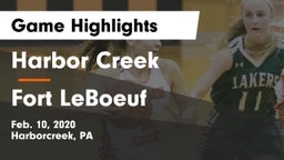 Harbor Creek  vs Fort LeBoeuf  Game Highlights - Feb. 10, 2020