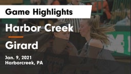 Harbor Creek  vs Girard  Game Highlights - Jan. 9, 2021