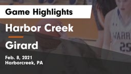 Harbor Creek  vs Girard  Game Highlights - Feb. 8, 2021