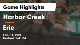 Harbor Creek  vs Erie  Game Highlights - Feb. 11, 2021