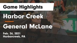 Harbor Creek  vs General McLane  Game Highlights - Feb. 26, 2021