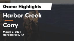 Harbor Creek  vs Corry  Game Highlights - March 2, 2021