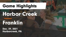 Harbor Creek  vs Franklin  Game Highlights - Dec. 29, 2021