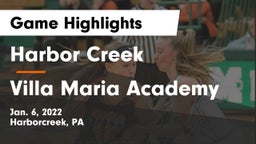 Harbor Creek  vs Villa Maria Academy Game Highlights - Jan. 6, 2022