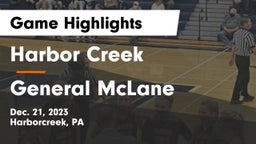 Harbor Creek  vs General McLane  Game Highlights - Dec. 21, 2023