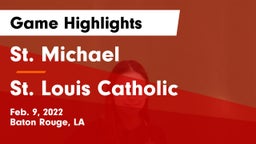 St. Michael  vs St. Louis Catholic  Game Highlights - Feb. 9, 2022