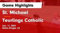 St. Michael  vs Teurlings Catholic  Game Highlights - Jan. 11, 2024