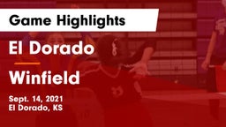 El Dorado  vs Winfield  Game Highlights - Sept. 14, 2021