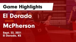 El Dorado  vs McPherson  Game Highlights - Sept. 22, 2021