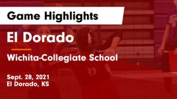 El Dorado  vs Wichita-Collegiate School  Game Highlights - Sept. 28, 2021