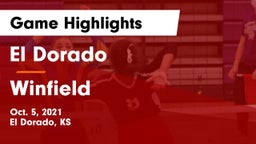 El Dorado  vs Winfield  Game Highlights - Oct. 5, 2021