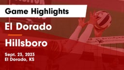 El Dorado  vs Hillsboro  Game Highlights - Sept. 23, 2023