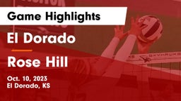 El Dorado  vs Rose Hill  Game Highlights - Oct. 10, 2023