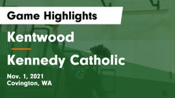 Kentwood  vs Kennedy Catholic  Game Highlights - Nov. 1, 2021