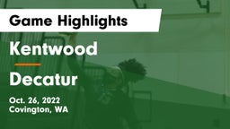 Kentwood  vs Decatur  Game Highlights - Oct. 26, 2022
