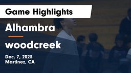 Alhambra  vs woodcreek  Game Highlights - Dec. 7, 2023