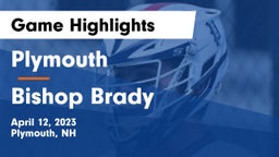 Plymouth  vs Bishop Brady Game Highlights - April 12, 2023