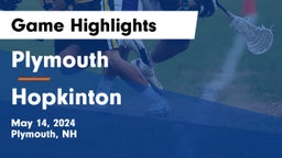 Plymouth  vs Hopkinton Game Highlights - May 14, 2024