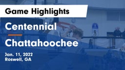 Centennial  vs Chattahoochee  Game Highlights - Jan. 11, 2022