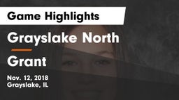 Grayslake North  vs Grant  Game Highlights - Nov. 12, 2018