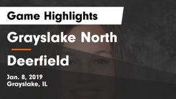 Grayslake North  vs Deerfield  Game Highlights - Jan. 8, 2019