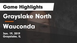 Grayslake North  vs Wauconda  Game Highlights - Jan. 19, 2019