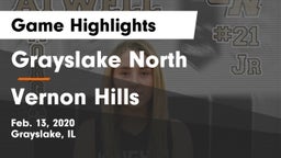 Grayslake North  vs Vernon Hills  Game Highlights - Feb. 13, 2020