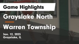 Grayslake North  vs Warren Township  Game Highlights - Jan. 12, 2023