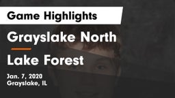 Grayslake North  vs Lake Forest  Game Highlights - Jan. 7, 2020