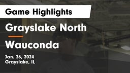 Grayslake North  vs Wauconda  Game Highlights - Jan. 26, 2024