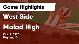 West Side  vs Malad High Game Highlights - Oct. 3, 2020
